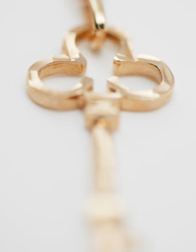 세잎클로버 Key  Necklace 18k